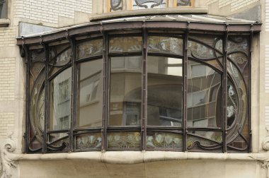 Elliptic liberty window, brussels clipart