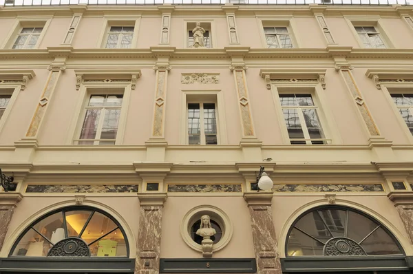 Fasaden på galeries st hubert, Bryssel — Stockfoto