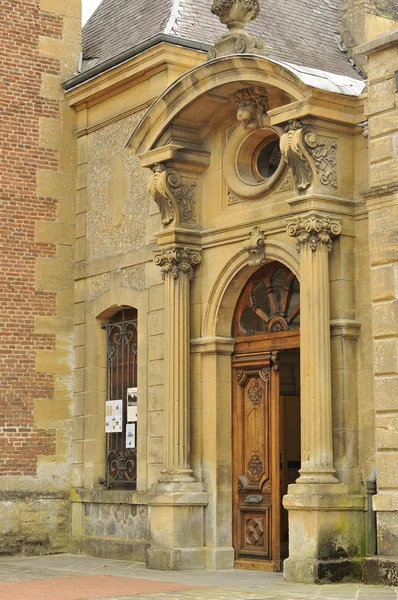 Laval dieu abbey portal, montherme' — Stock Photo, Image
