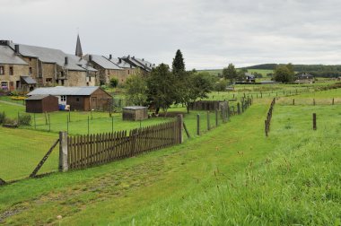 Willerzie village, ardennes clipart