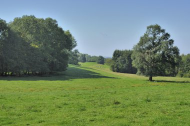 rustik dağlık manzara, ardennes