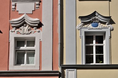 Bautzen, finestre nel centro storico