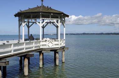 Çardak bodensee, bregenz üzerinde