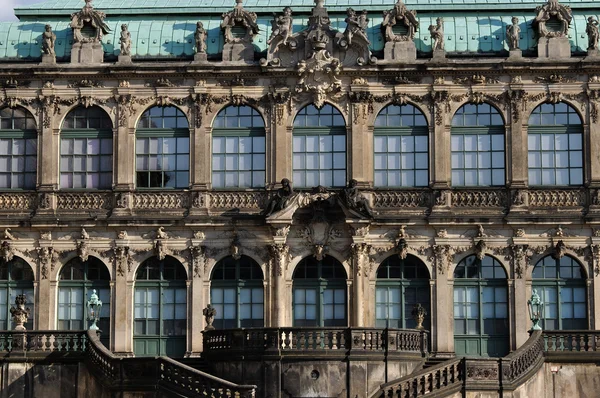Fasaden på zwinger, dresden — Stockfoto