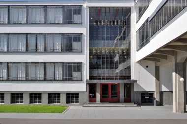 Bauhaus avlu manzaralı, dessau