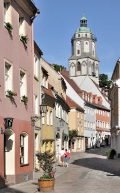 leischergasse ve frauenkirche, meissen,