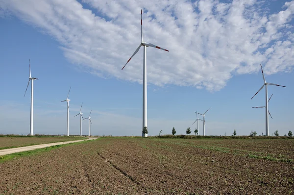 Energie plant in vlakten, Saksen — Stockfoto