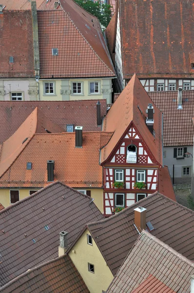 Ancient roofs, bad wimpfen — Stock Photo, Image