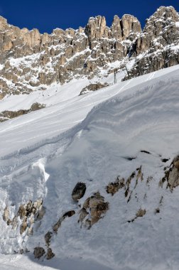 Rosengarten kar ve crags, dolomites