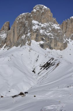 Sasso lungo ayrıntı, dolomites