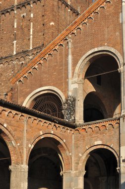 St ambrogio detail, milano clipart