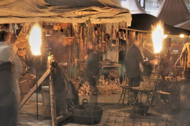 Noel pazarı, esslingen, deri durak