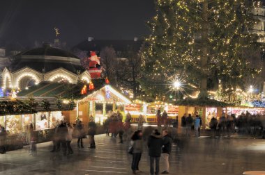 Christmas market, stuttgart clipart