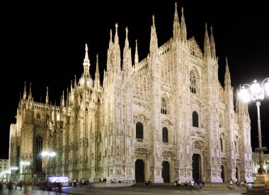 Piazza Duomo, Milan Italy clipart