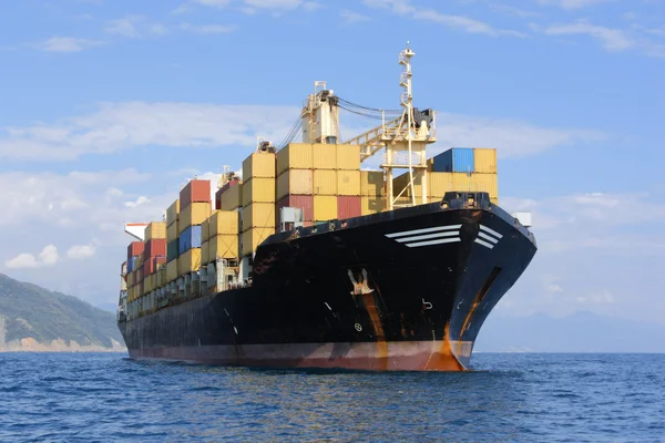 Containerschiff lizenzfreie Stockfotos