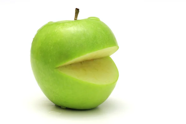 Pac zelené jablko — Stock fotografie