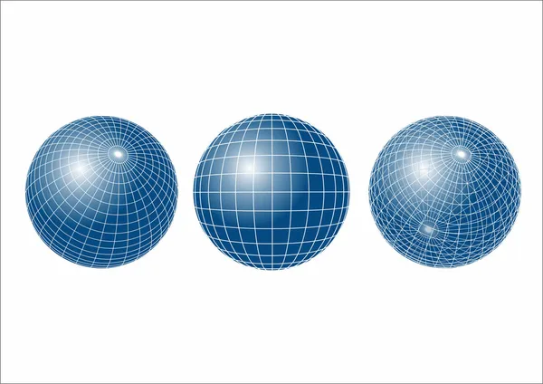 Голубой глобус Лицензионные Стоковые Векторы