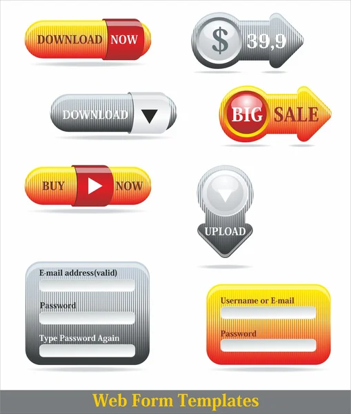 stock vector Web buttons