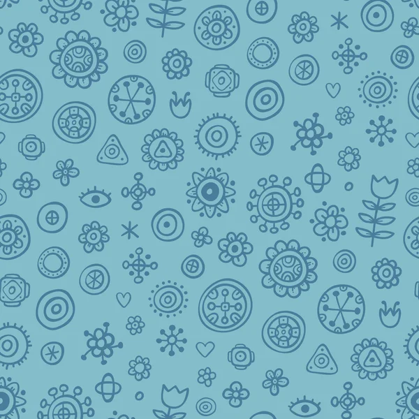 Fond bleu sans couture — Image vectorielle