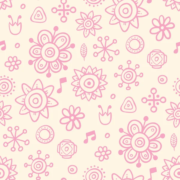 귀여운 핑크 벽지 — 스톡 벡터