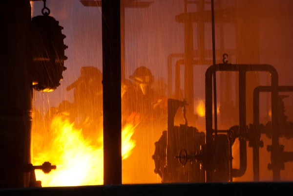 Industrial fire — Stock Photo, Image
