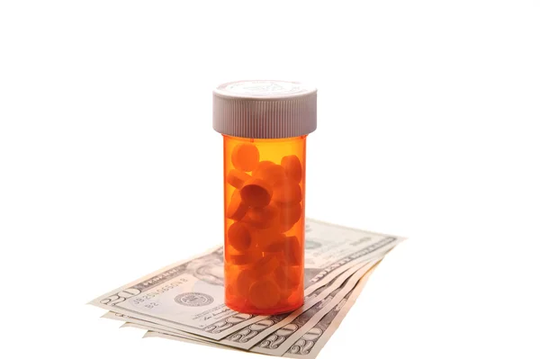 stock image Pills and money