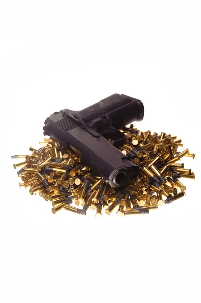 Gun and bullets Stock Picture