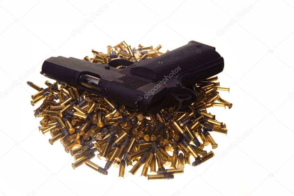 Gun and bullets