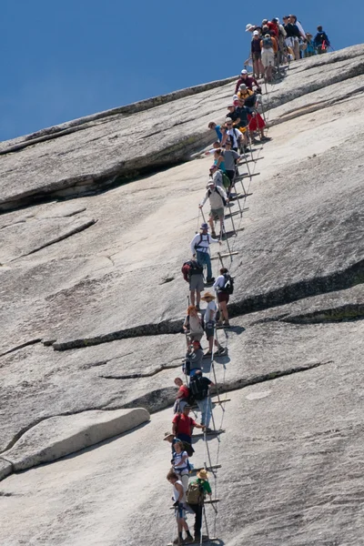 On the way to the top of Half Dome — Stock Photo, Image
