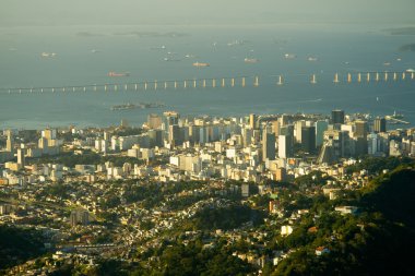 Downtown Rio and the Rio-Niterói Bridge