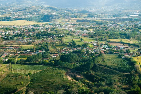 Вид с воздуха на Сан-Хосе в Коста-Рике — стоковое фото