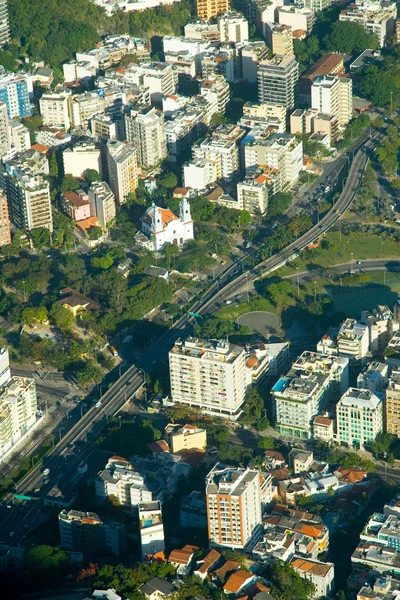 Vista aérea de los antiguos edificios de Río — Foto de Stock