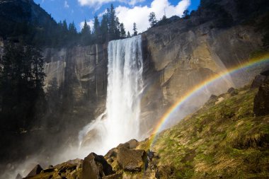 The Mist Trail and Vernal Fall clipart