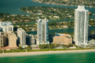 Miami beach deniz kıyısı