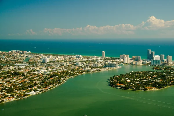 Miami zöld és kék — Stock Fotó
