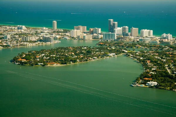 Miami groen en blauw — Stockfoto