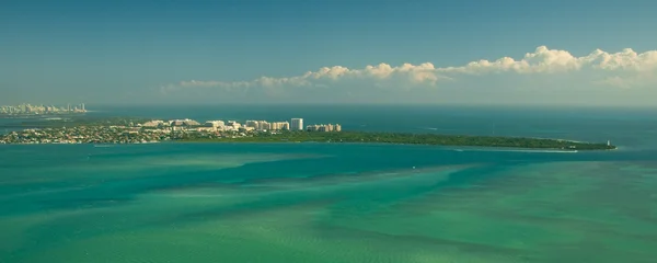 迈阿密绿色和蓝色 — 图库照片