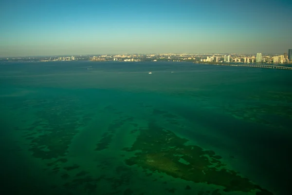 Miami yeşil ve mavi — Stok fotoğraf