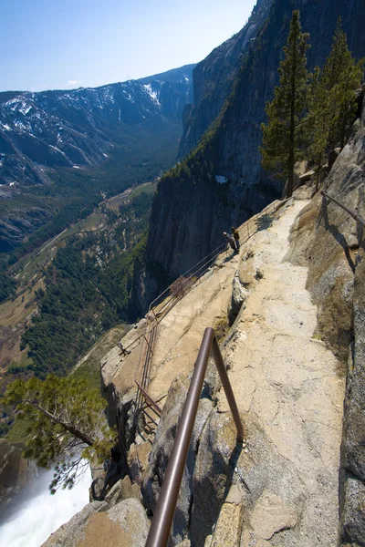 Yosemitský vodopád Stock Snímky