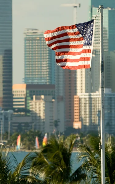 Американский флаг Лицензионные Стоковые Изображения