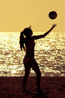 Beach Volleyball clipart