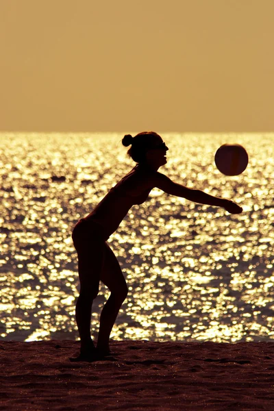 沙滩排球 — 图库照片