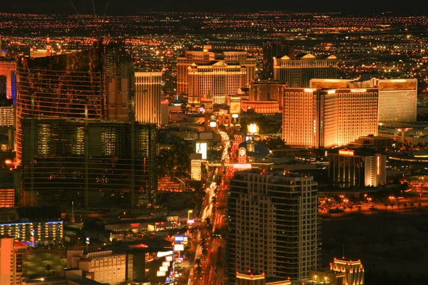 Tournage de nuit à Las Vegas — Photo