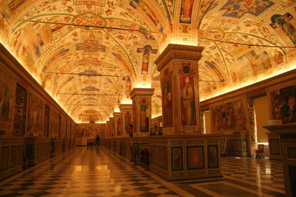 Musei Vaticani gyllene salen — Stockfoto