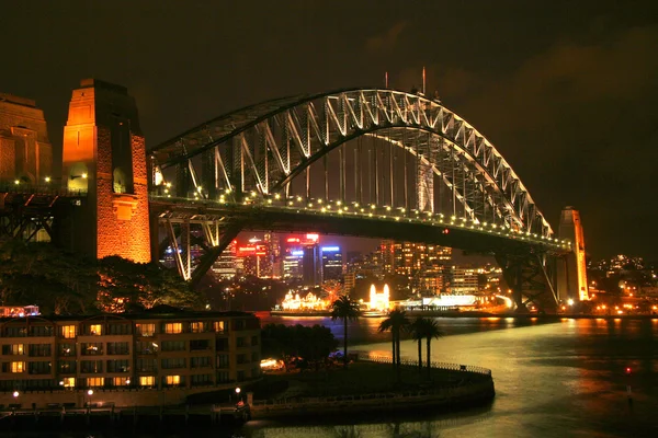 Sydney Bridge at night — Stock Photo, Image