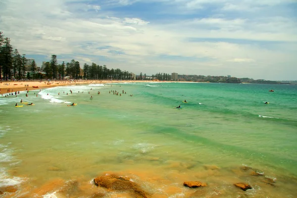 Manly beach w Sydney — Zdjęcie stockowe