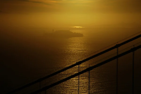 Alcatraz temprano en la mañana — Foto de Stock
