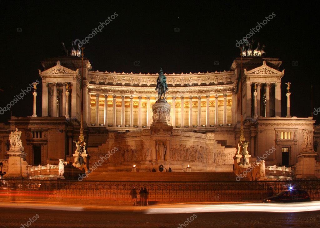 Monument vittorio emanuele ii pantheon hi-res stock photography