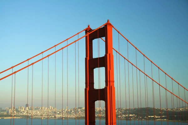 Golden Gate Pole Detail — Stock Photo, Image