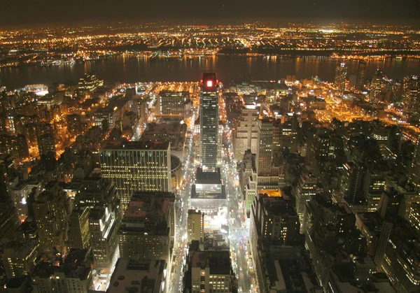 New york på natt 2 — Stockfoto